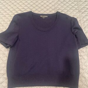 Women’s navy St John shell, size large